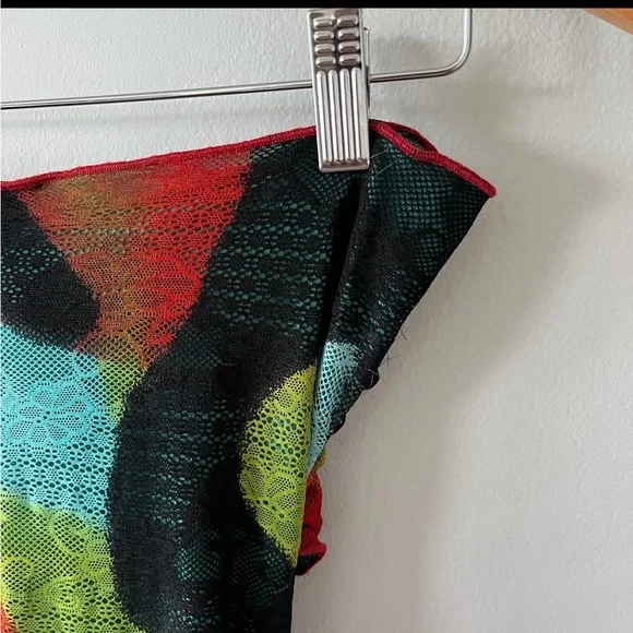 Kim Shui Green Swirl Wrap Dress - Picture 9 of 10